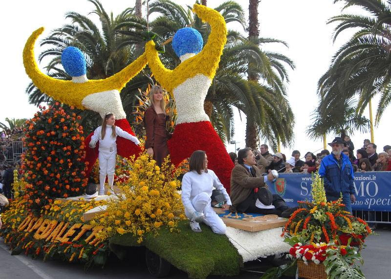 Фестиваль цветов в Сан-Ремо