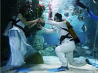 Подводная свадьба в Тайланде